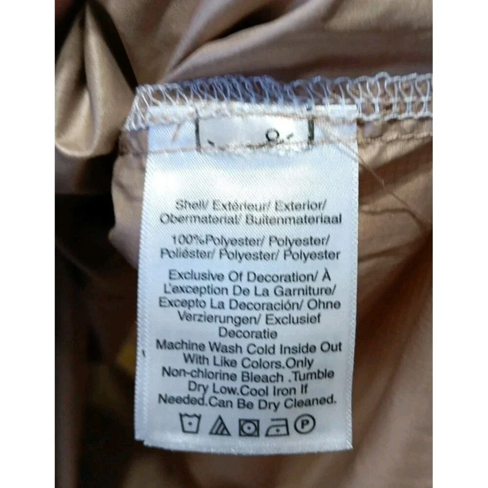 DKNY Hooded Lightweight Athletic Jacket Men’s LARGE Reflective Full Front Zip - Picture 5 of 6